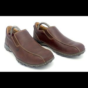 Born Brown Leather Men's Slip-On Loafers M6198 Size 9.5 Shoes